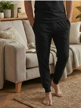 Lole Men’s Charcoal Black Jogger Pants Size M Comfortable Fit